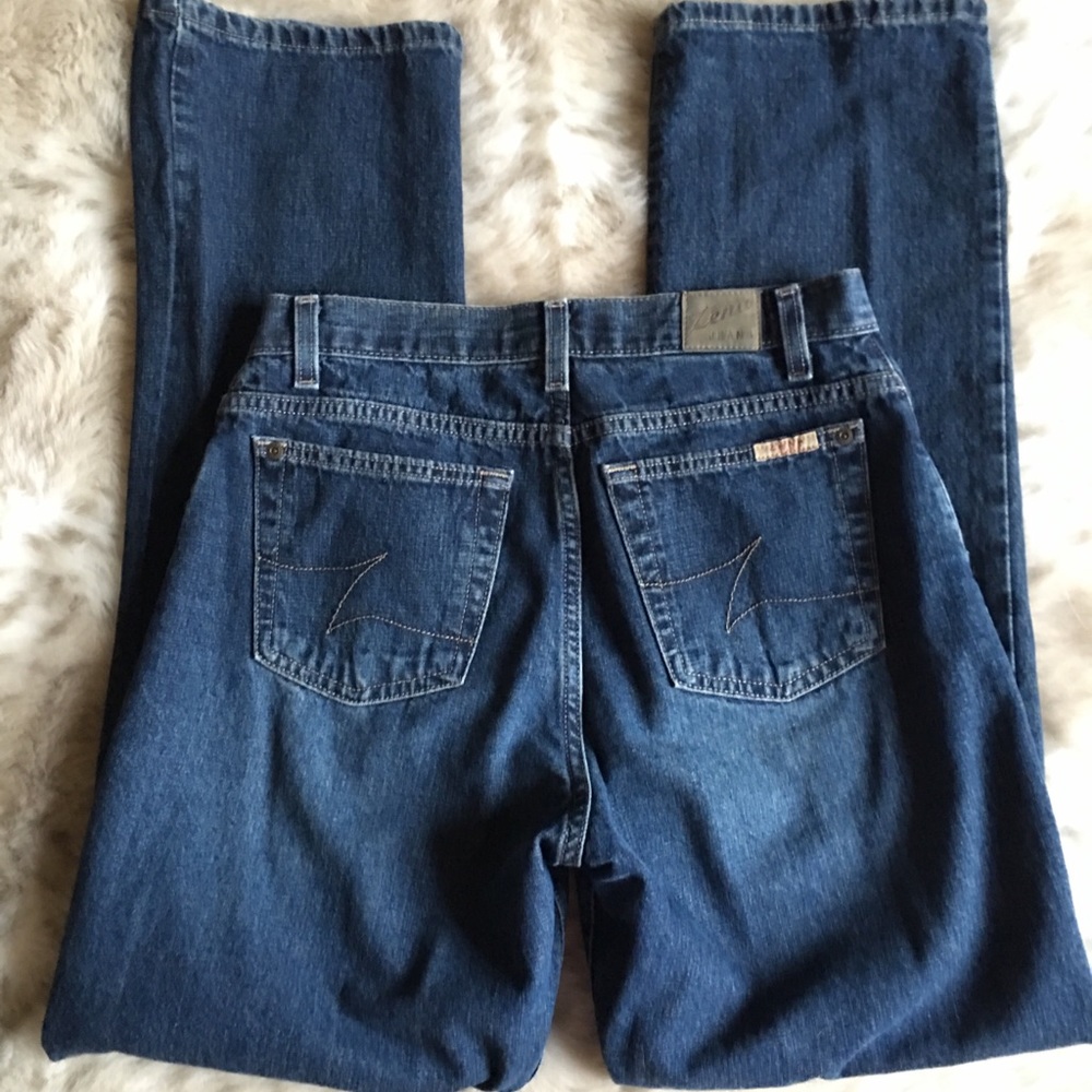 Zena-Vintage 4 Button Fly Jeans